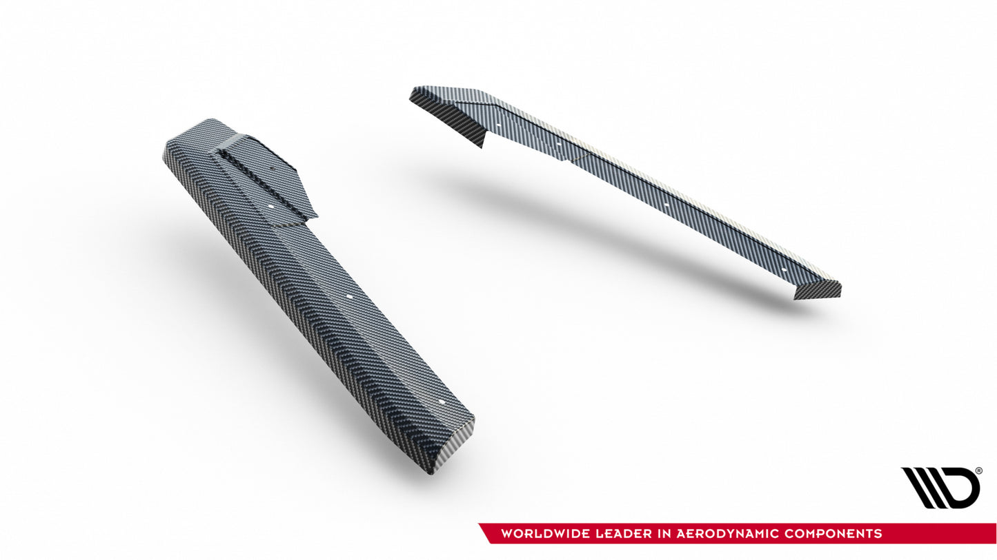 Prepreg Carbon Fiber Heck Diffusor Seite Audi RS6 C8 / C8 Facelift