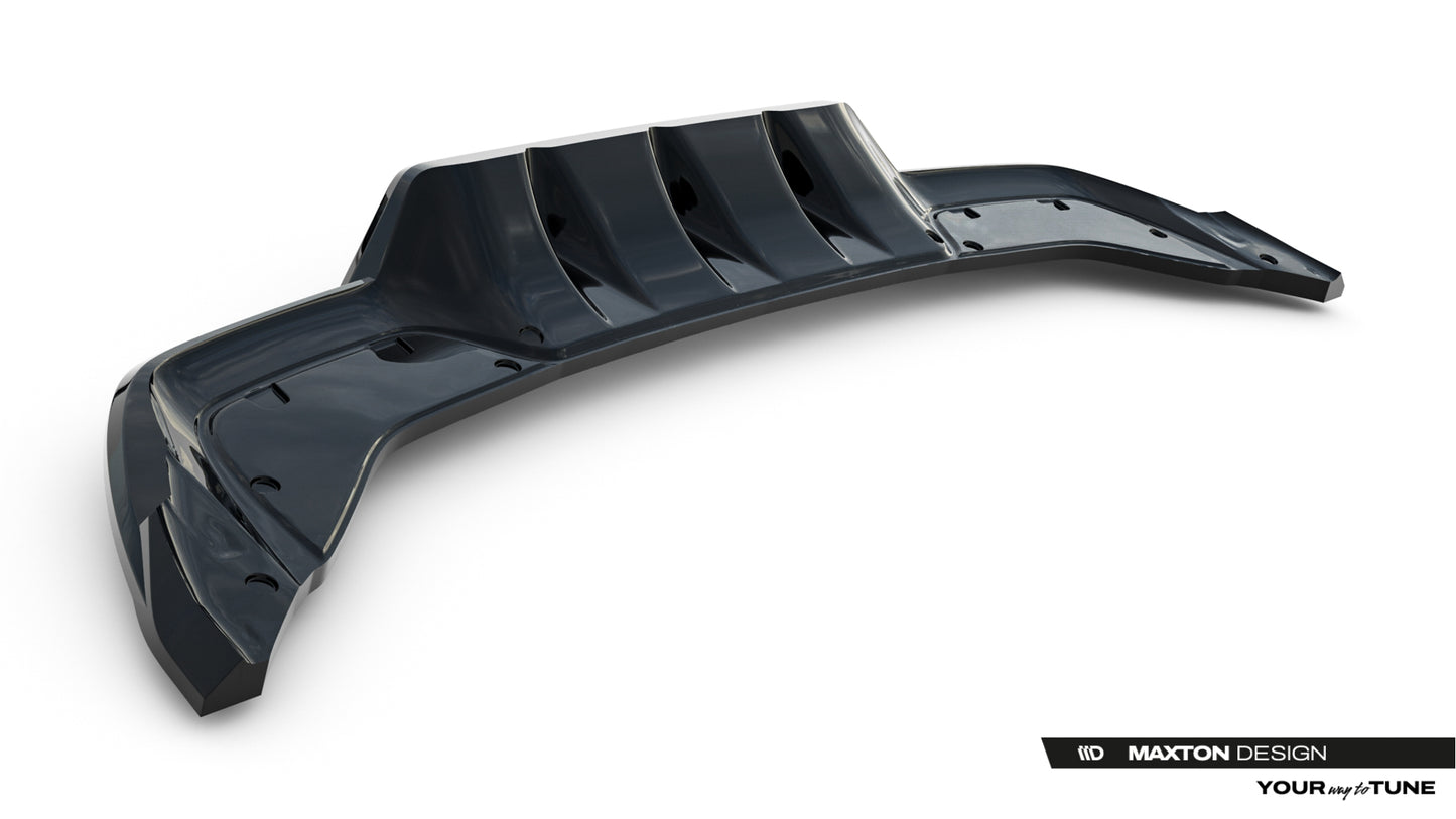 Rear Splitter (with vertical bars) V.2 Cupra Leon Hatchback Mk1 Facelift