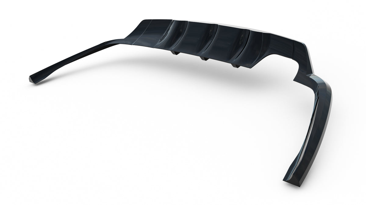 Hinten Splitter (mit einem vertikalem balken) V.2 passend für Land Rover Range Rover Velar R-Dynamic Mk1