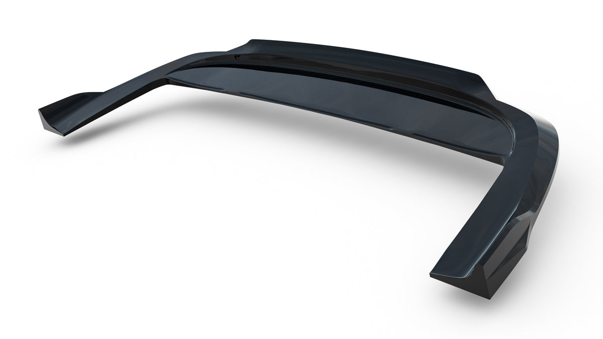 Rear Splitter (With Vertical Bars) compatible with Mercedes-Benz CLA EQ AMG-Line Coupe / Shooting Brake C174 / X174