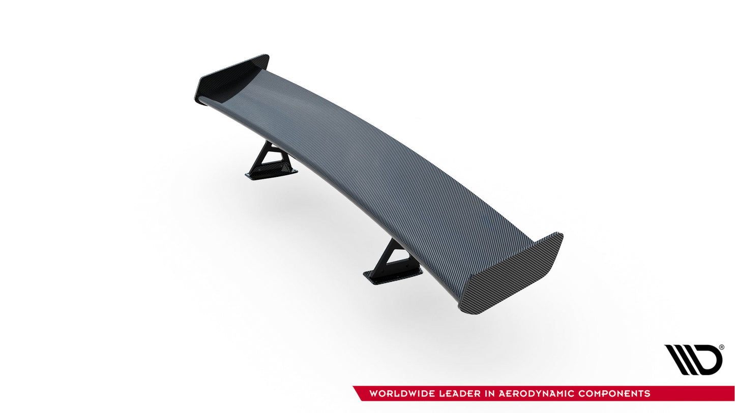 Carbon Spoiler With Internal Brackets Uprights + LED suitable for Volkswagen Jetta GLI Mk7