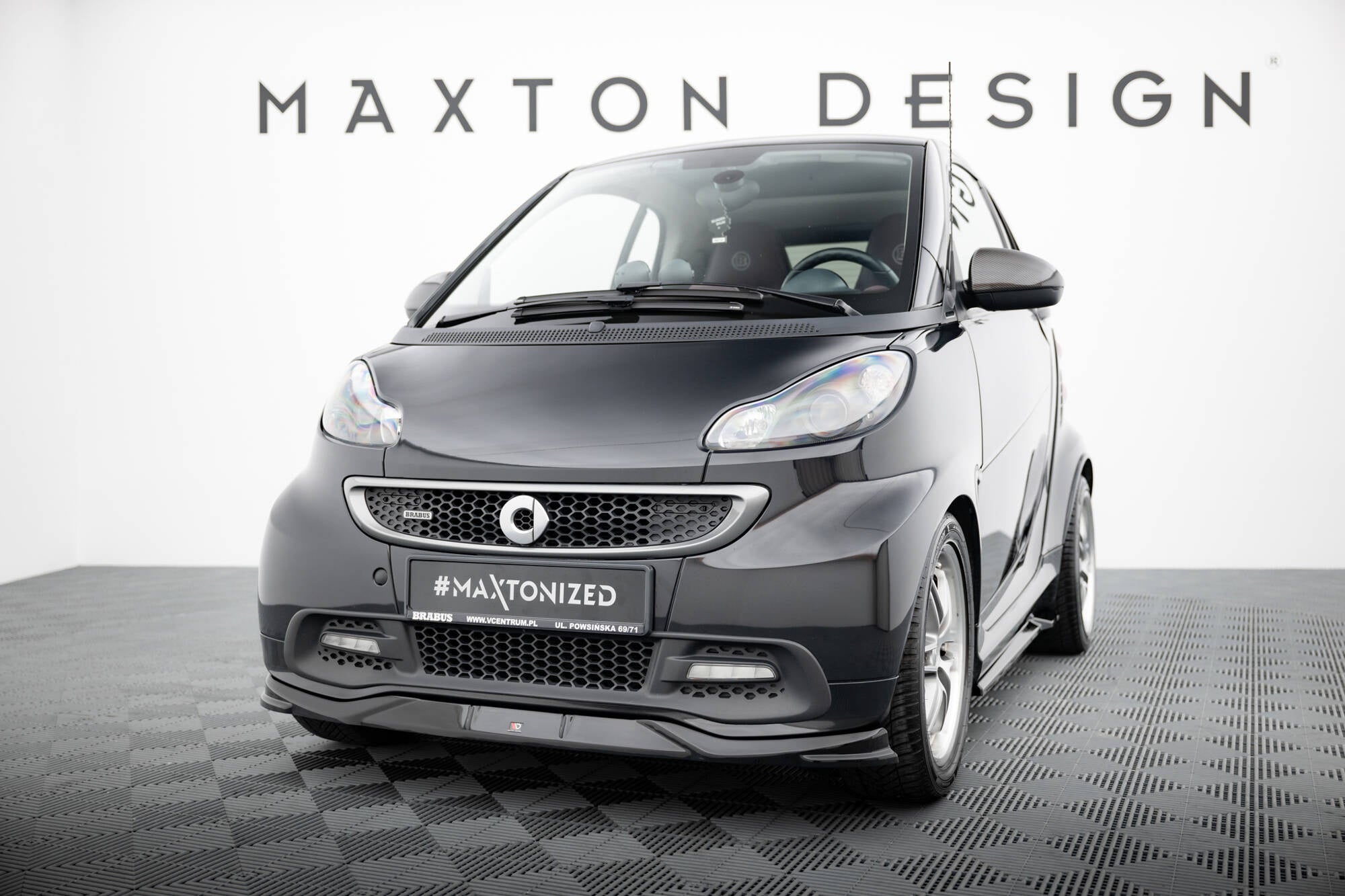 Front Splitter Brabus Smart Fortwo C451 Facelift – Maxton Design