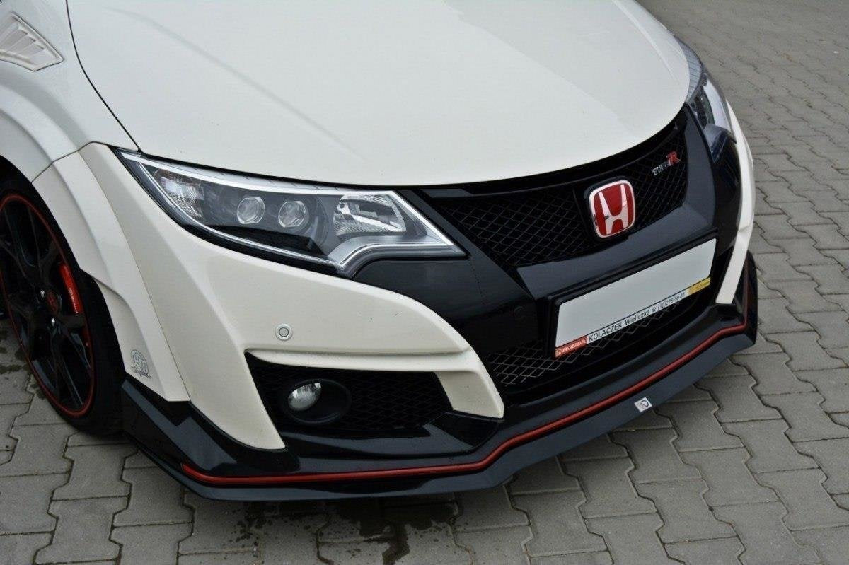 Honda Civic Type R 2台セット FRONT SPLITTER v.2 HONDA CIVIC IX TYPE R – Maxton Design