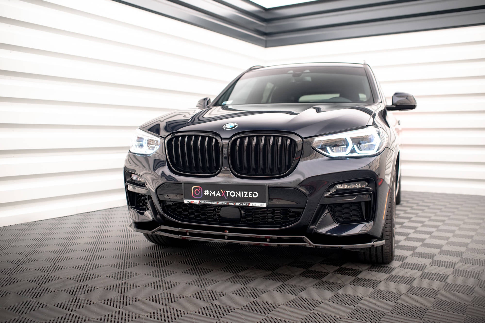 【ヤッさん 】 G01 maxton design フロントスポイラ Front Splitter V.1 for BMW X3 M40d / M40i / M-Pack G01 – Maxton Design