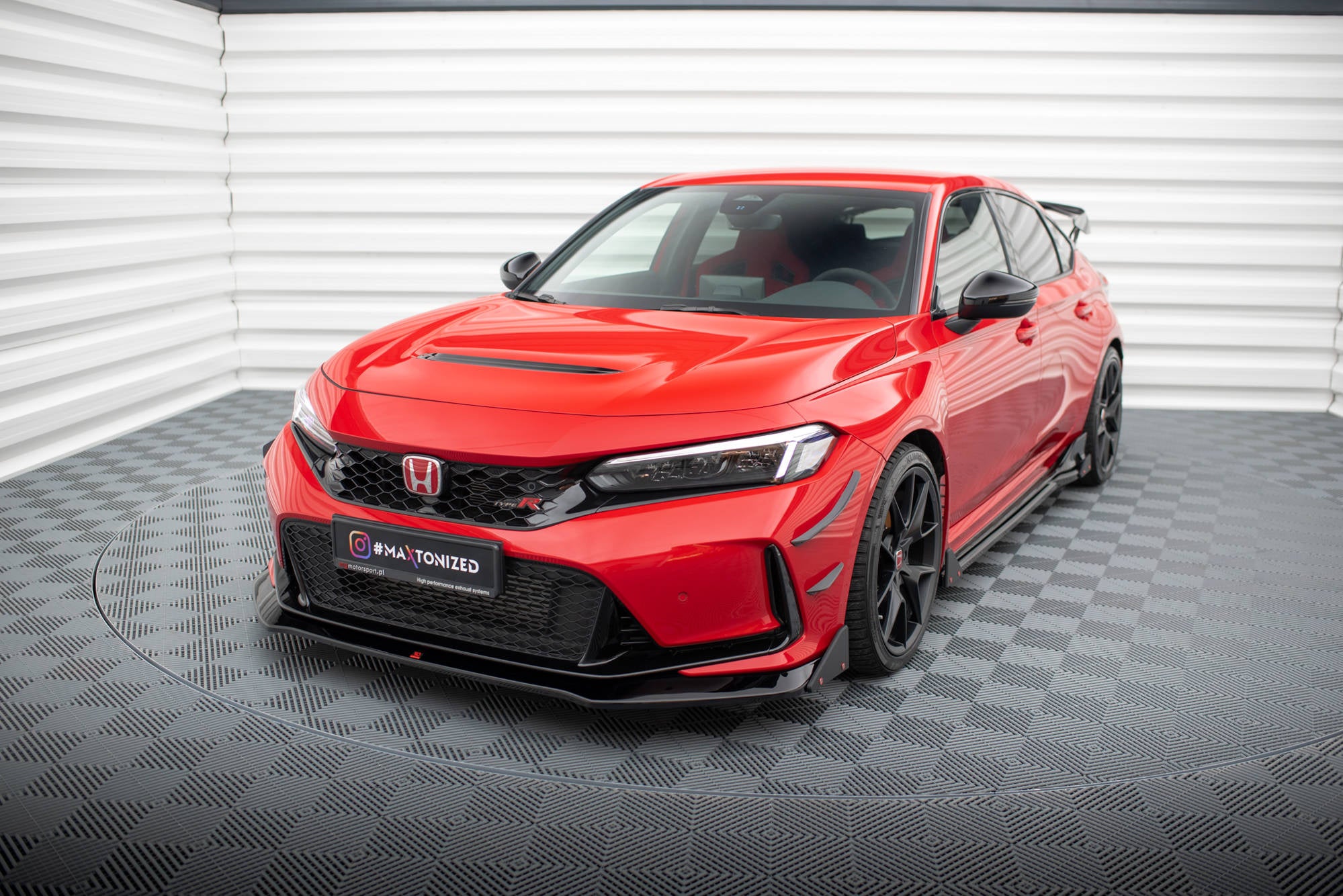為*替様 TDI Tuning ホンダ シビック タイプR TYPE R (FL pol_pl_Splitter-Przedni-V-1-