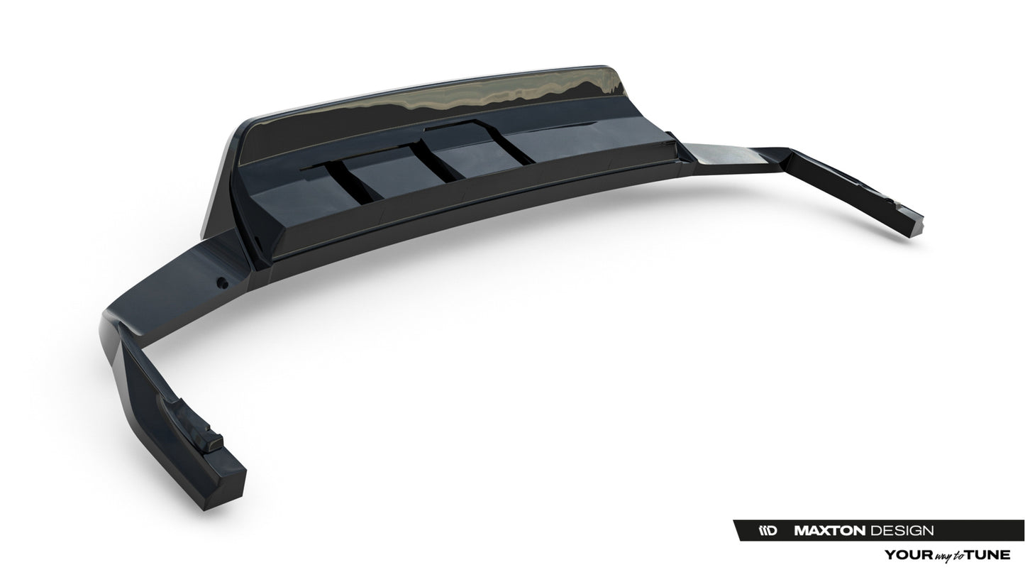 Rear Splitter (with vertical bars) Volkswagen Touareg R-Line Mk3 Facelift