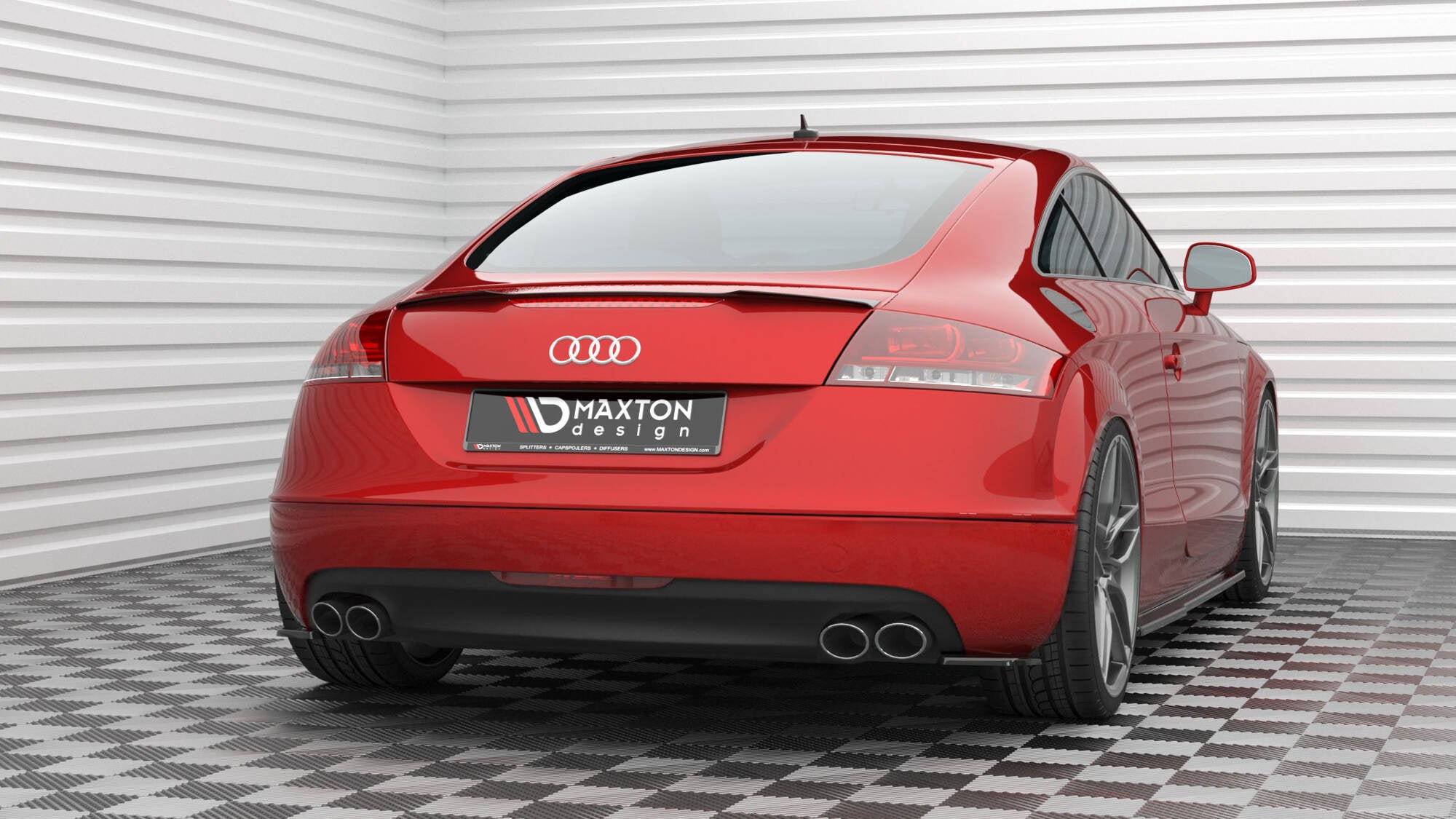 Rear Side Splitters suitable for Audi TT 3.2 V6 8J – Maxton Design