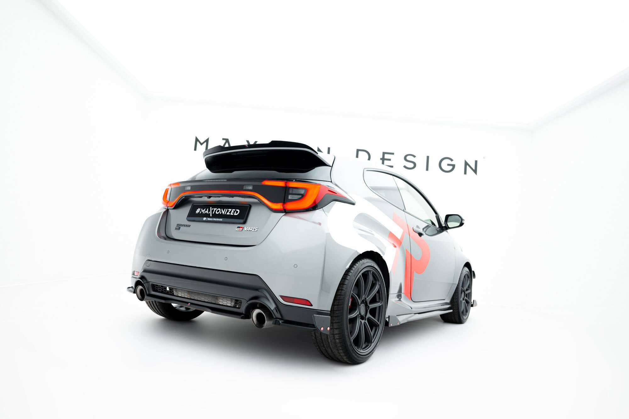 Rear Side Splitters + Flaps Toyota GR Yaris Mk4 Facelift – Maxton