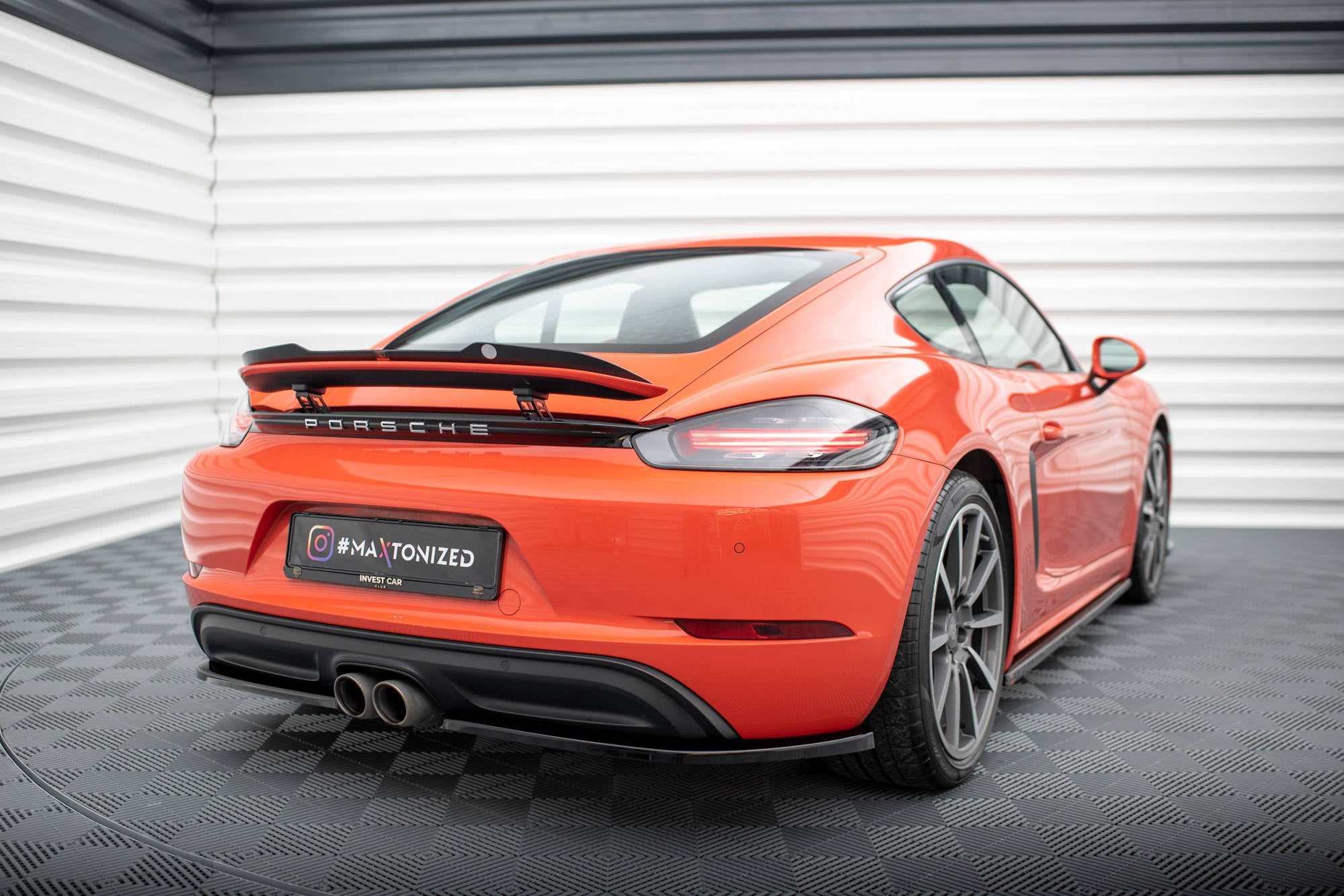 Rear Side Splitters Porsche 718 Cayman 982c – Maxton Design