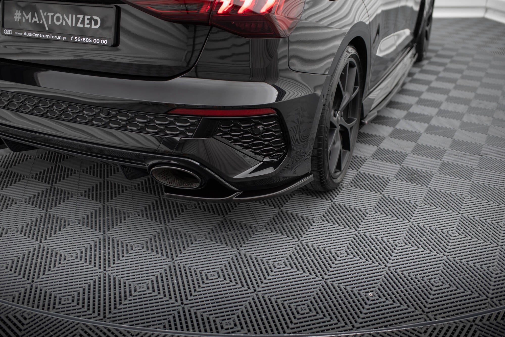 Rear Side Splitters V.1 suitable for Audi RS3 Sportback 8Y