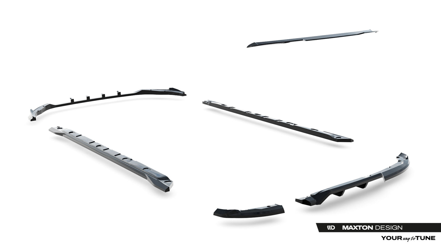 Set of Splitters Renault Clio Mk5 Facelift