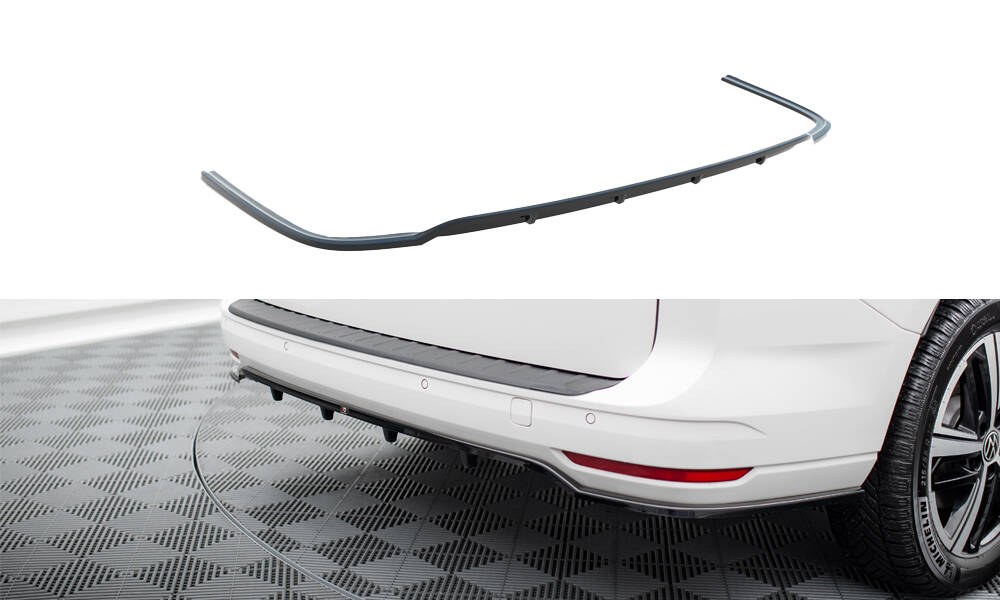 Central Rear Splitter With Vertical Bars Volkswagen Caddy Maxi Mk