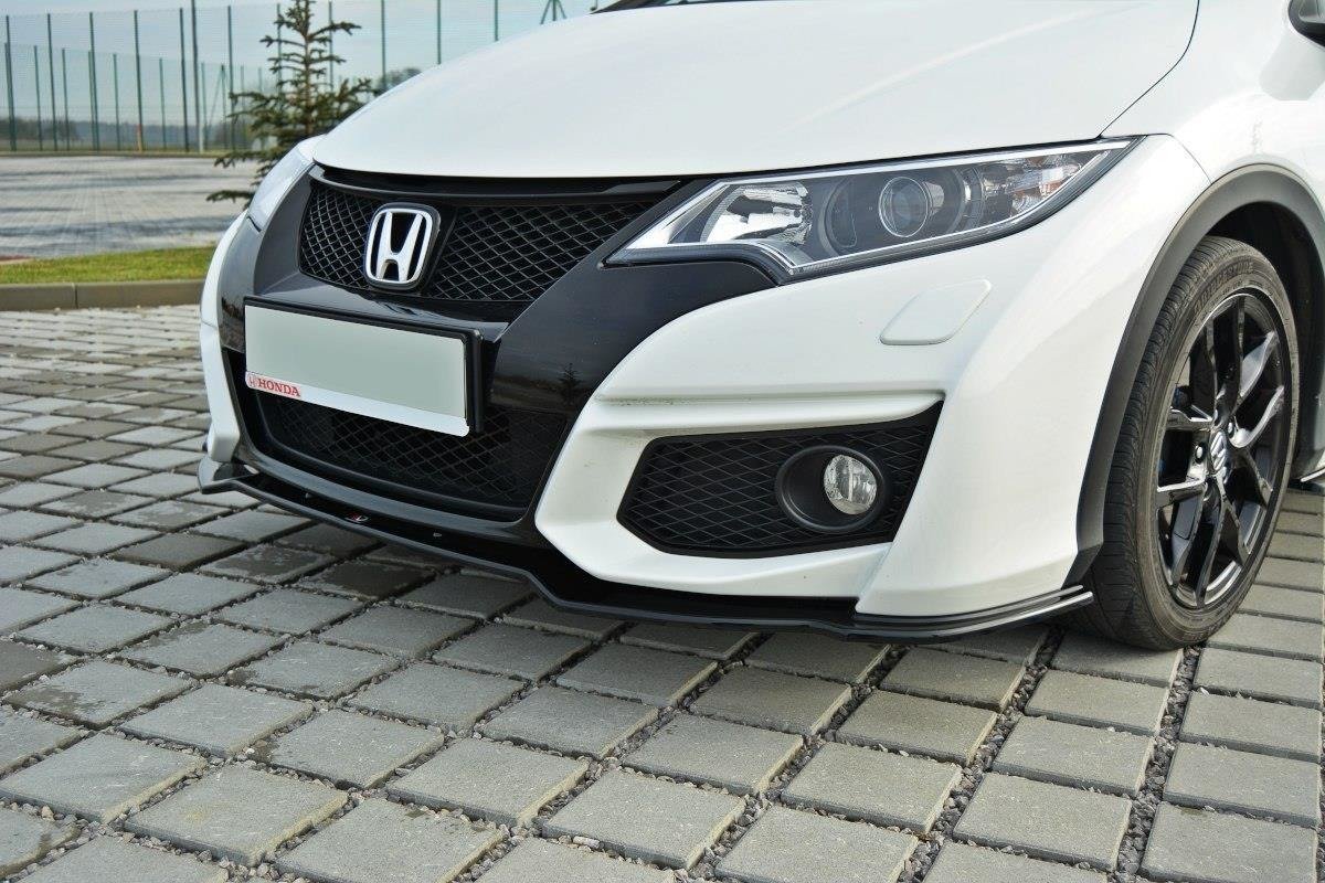 Front Splitter Honda Civic Mk Facelift Carbon Look Our Offer Honda