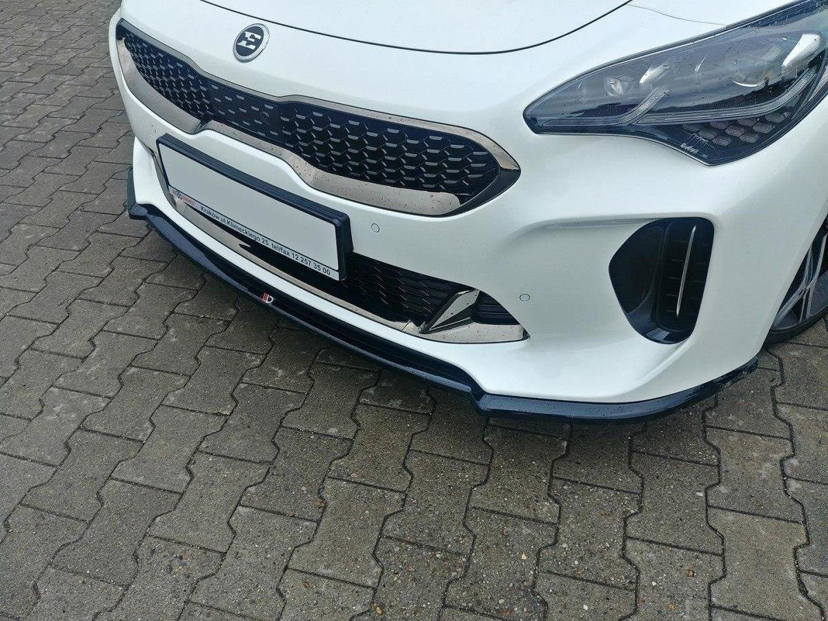 Front Splitter V Kia Stinger Gt Carbon Look Our Offer Kia