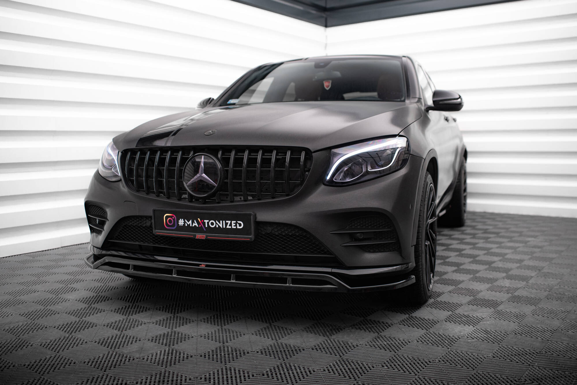 Front Splitter Mercedes Benz Glc Coupe C Our Offer Mercedes