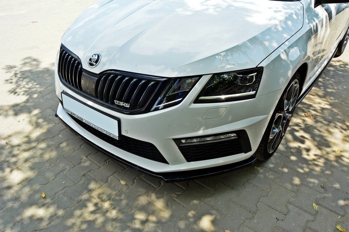 Front Splitter Skoda Octavia Iii Rs V Carbon Look Our Offer Skoda