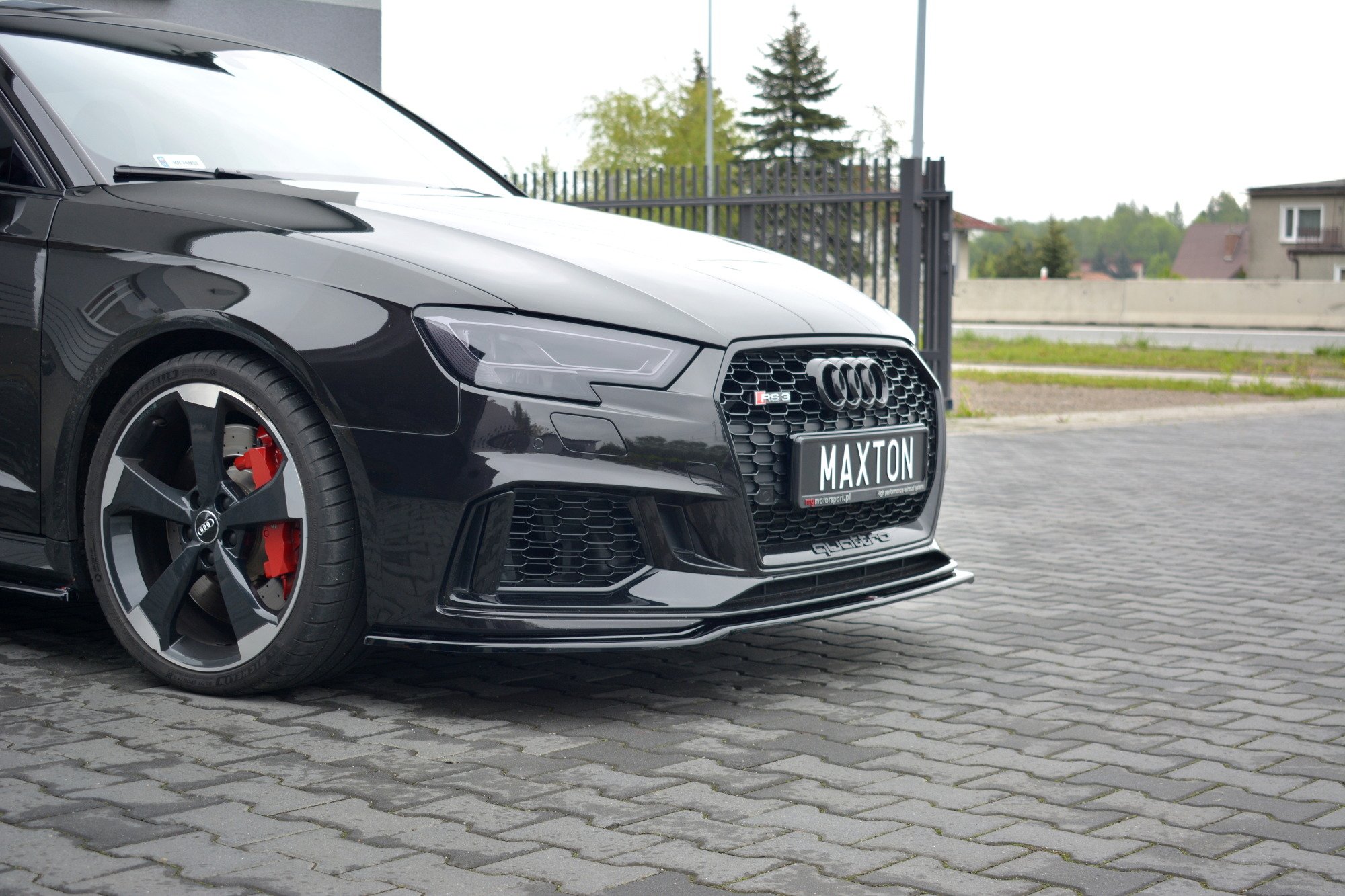 Front Splitter V Audi Rs V Fl Sportback Carbon Look Our Offer