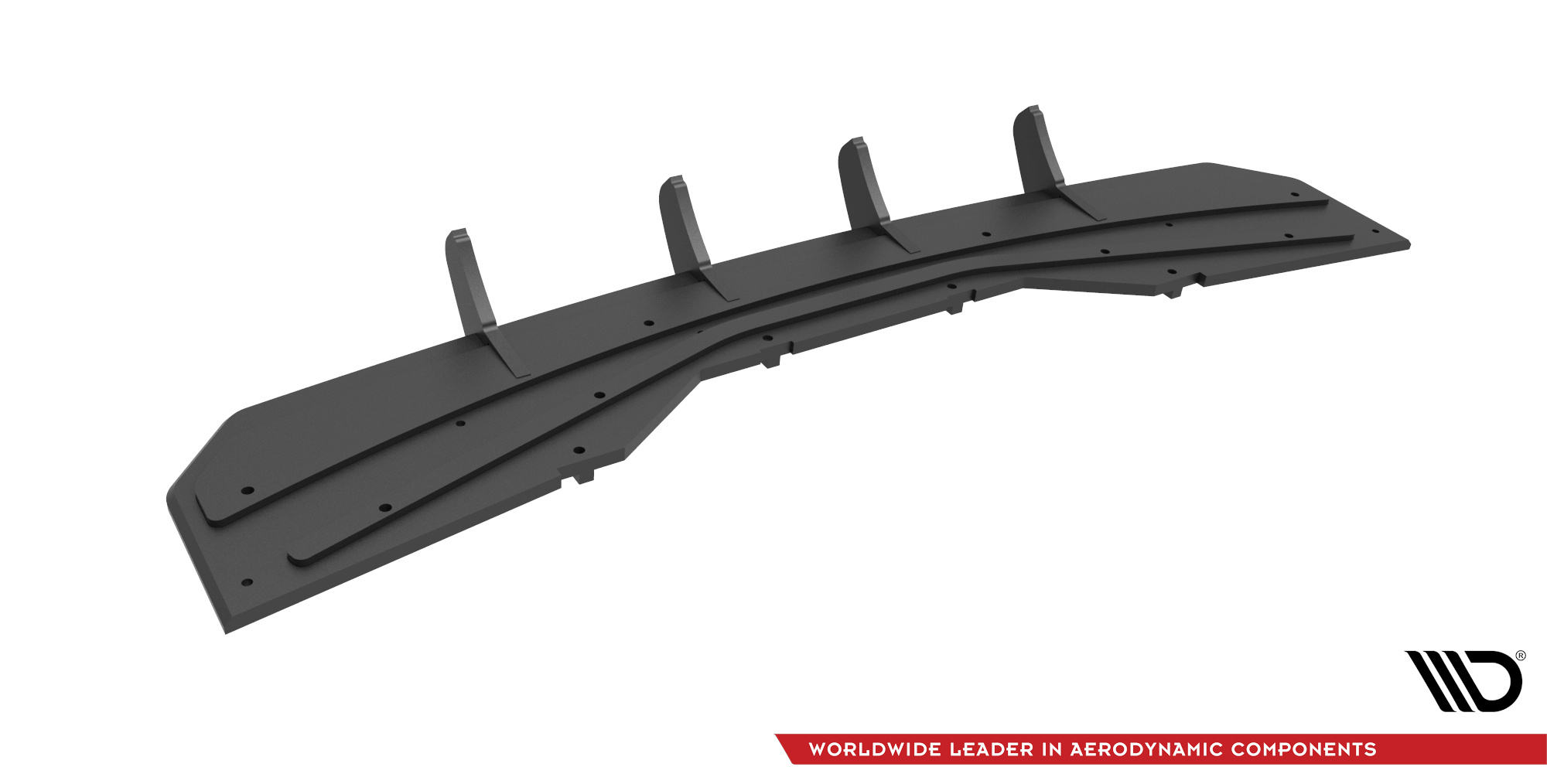 Central Rear Splitter (with vertical bars) Audi A4 Competition B9