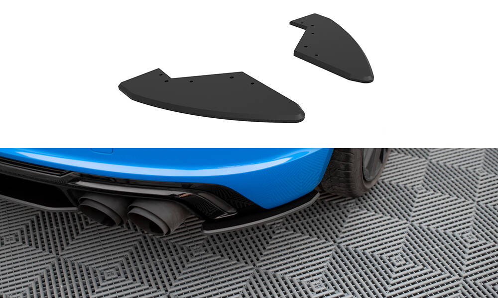  Para Renault Megane 2 RS Cupra R parachoques delantero labio 3  unids negro Spoiler Splitter : Automotriz