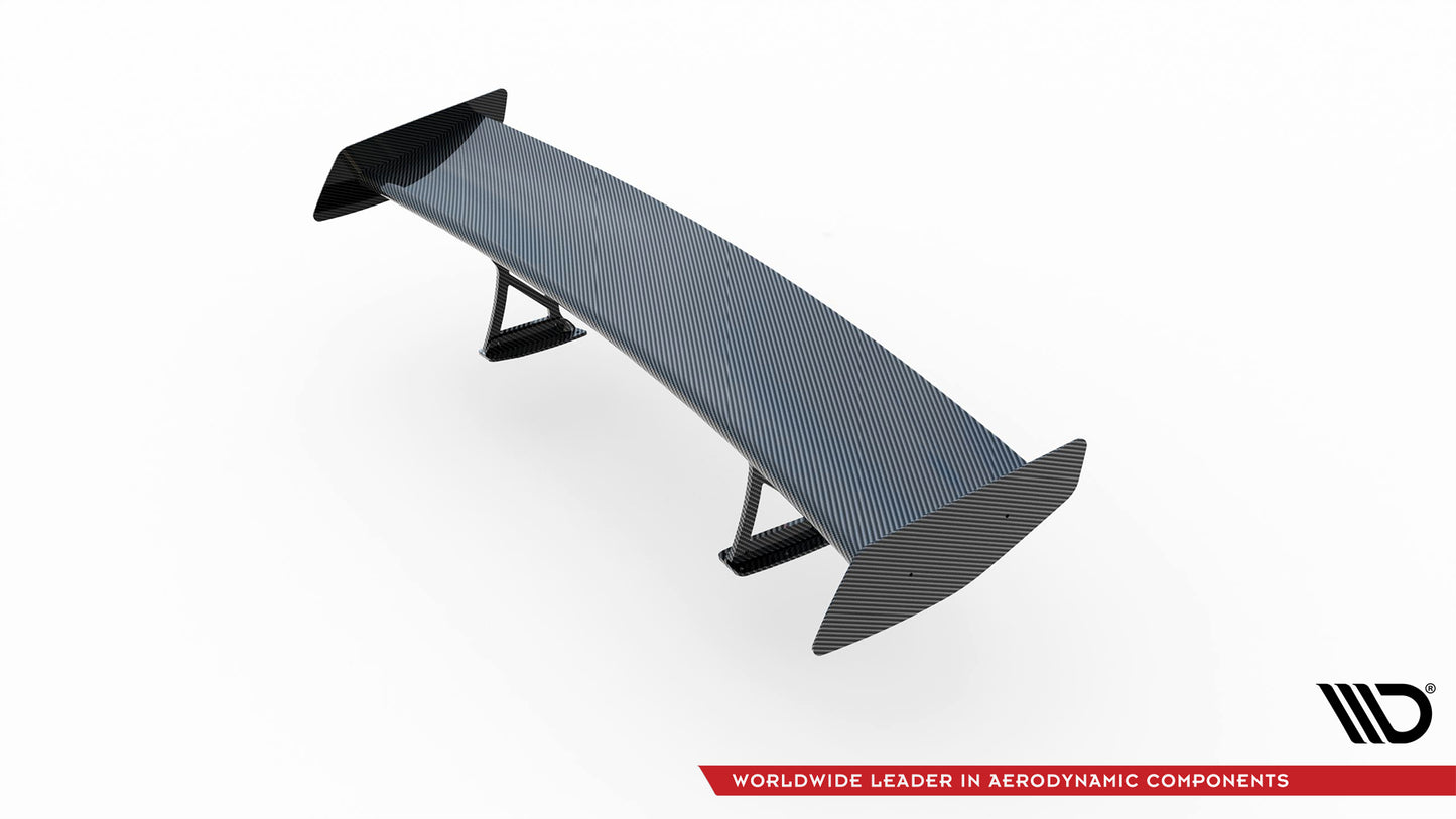 Karbonowy Spoiler Z Wewnętrznymi Wspornikami + LED pasujący do BMW M2 F87 / 2 / 2 M-Pack F22