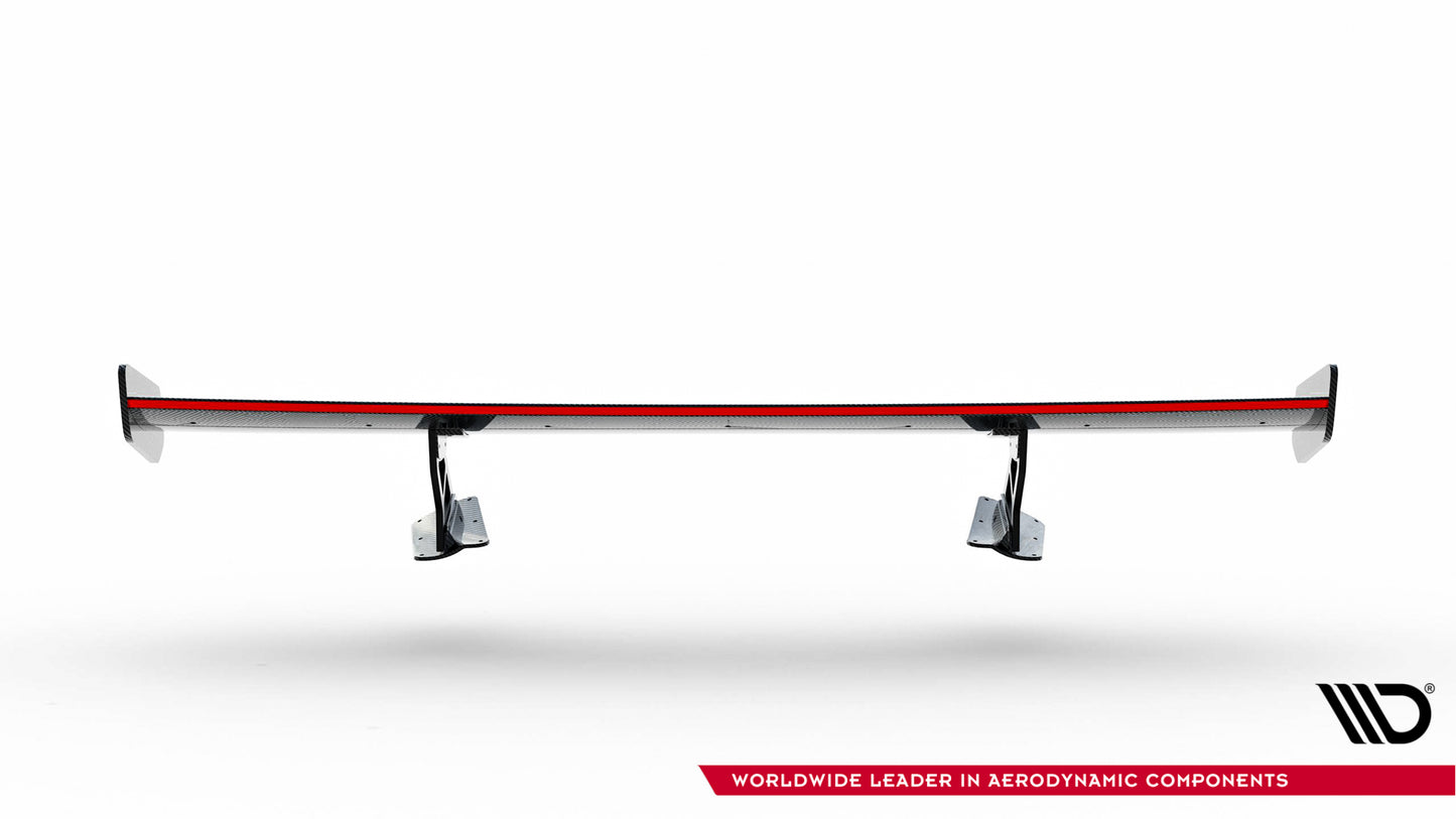 Carbon Spoiler With Internal Brackets Uprights + LED suitable for Chevrolet Corvette Stingray / Grand Sport C7