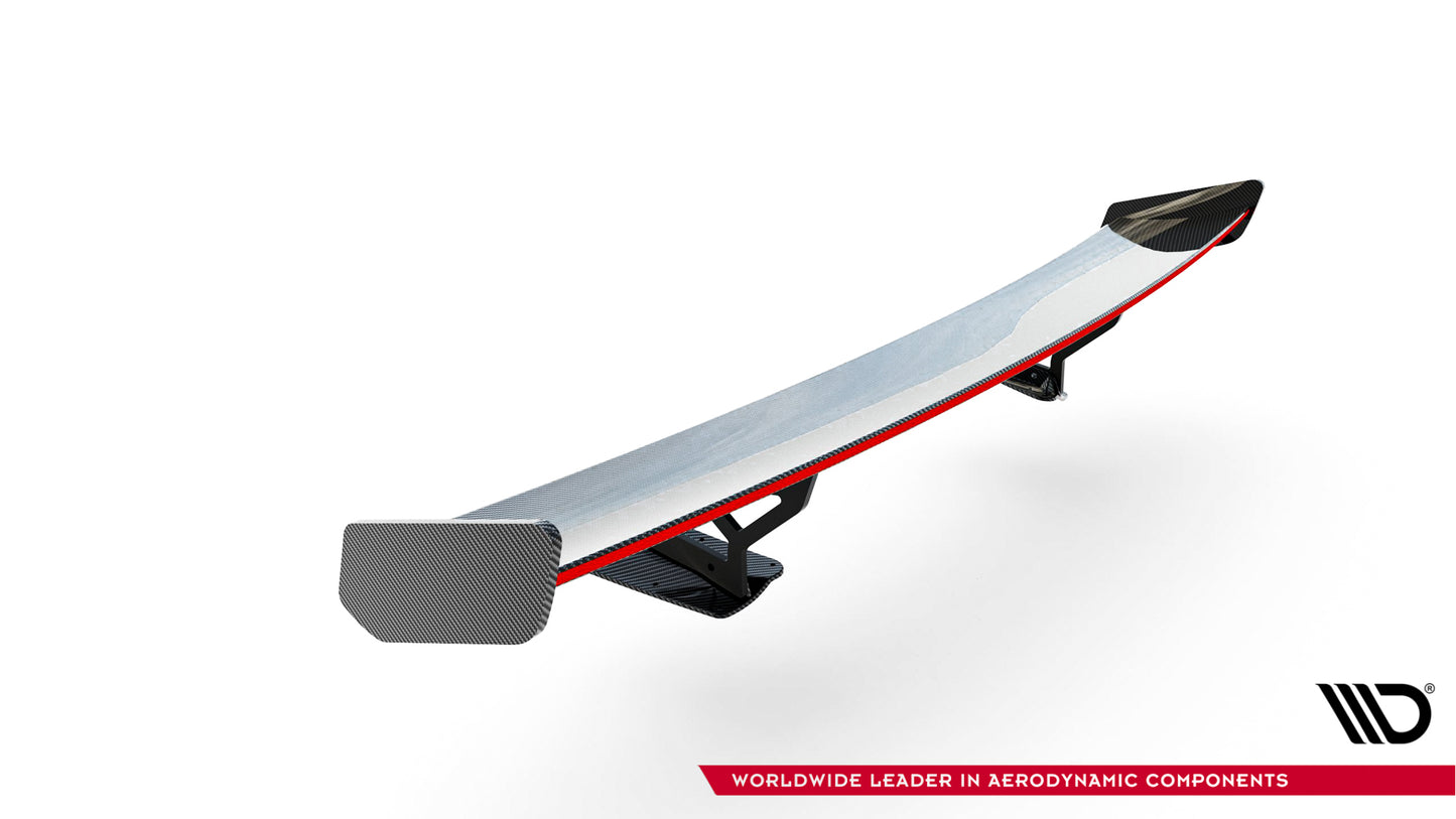Carbon Spoiler With Internal Brackets Uprights + LED suitable for Chevrolet Corvette Stingray / Grand Sport C7