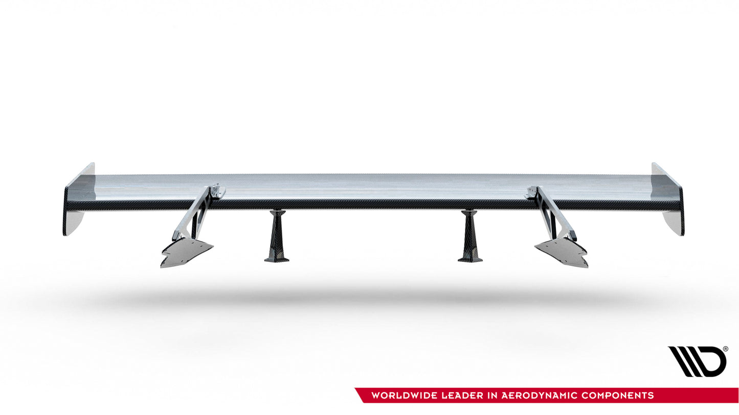Carbon Spoiler With Upper Swan Mounting + LED suitable for Chevrolet Corvette Stingray / Grand Sport C7