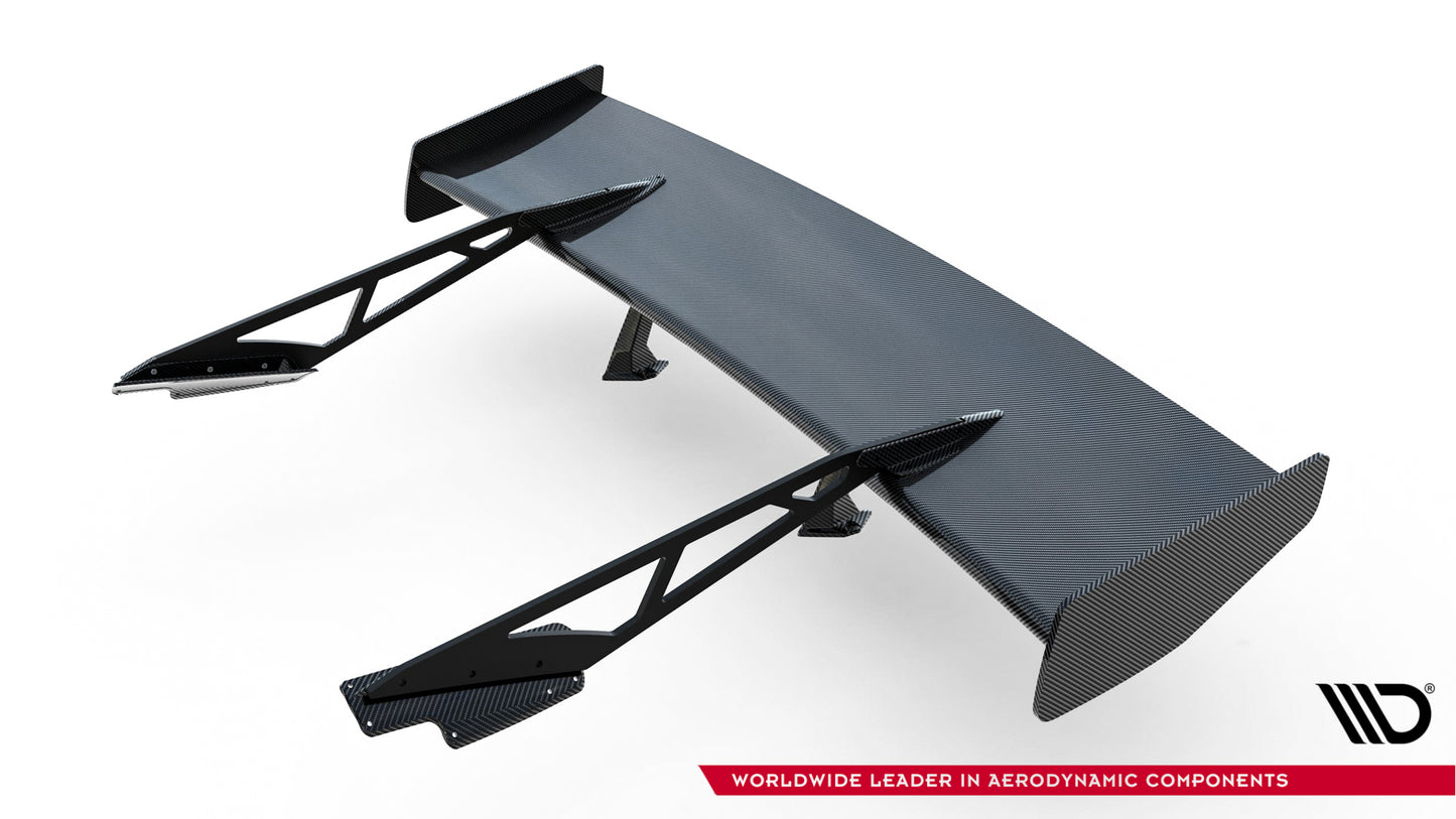 Carbon Spoiler With Upper Swan Mounting + LED suitable for Chevrolet Corvette Stingray / Grand Sport C7