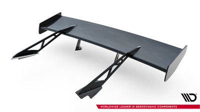 Carbon Spoiler With Upper Swan Mounting + LED suitable for Chevrolet Corvette Stingray / Grand Sport C7
