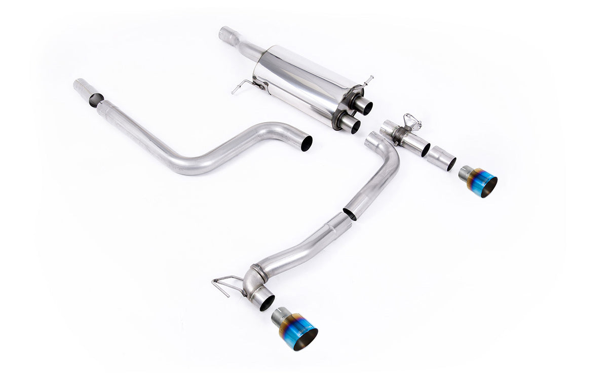 Dokładka Tylna + Wydech Miltek Sport pasujące do Ford Fiesta ST Mk8 + GPF System