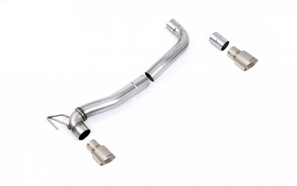 Rear Valance + Milltek Sport Exhaust Extension suitable for Ford Fiesta ST Mk8