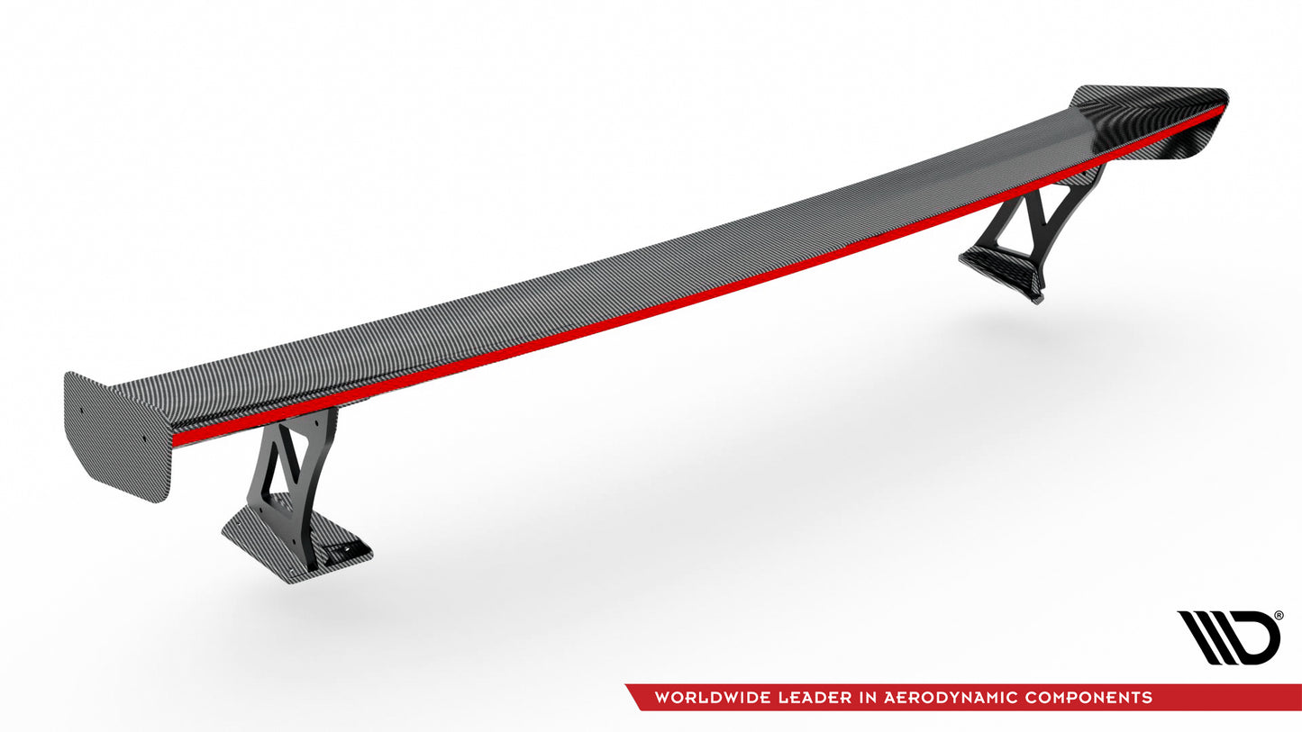 Carbon Spoiler With External Brackets Uprights + LED suitable for BMW M3 G80 / M340i G20 / 3 M-Pack G20 / 3 Standard G20