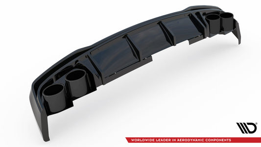 Rear Valance + Exhaust Ends Imitation Audi A6 S-Line / S6 C8 / C8 Facelift
