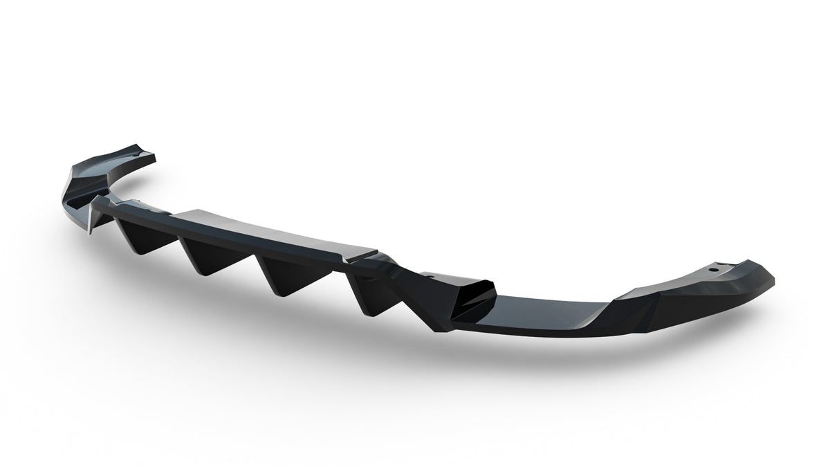 Arriere Splitter (avec une barre verticale) compatible avec Audi Q5 S-Line Sportback / SUV Mk3