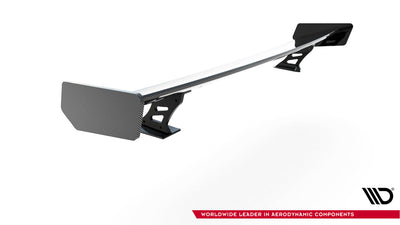 Carbon Spoiler With External Brackets Uprights  suitable for Audi A5 Coupe 8T