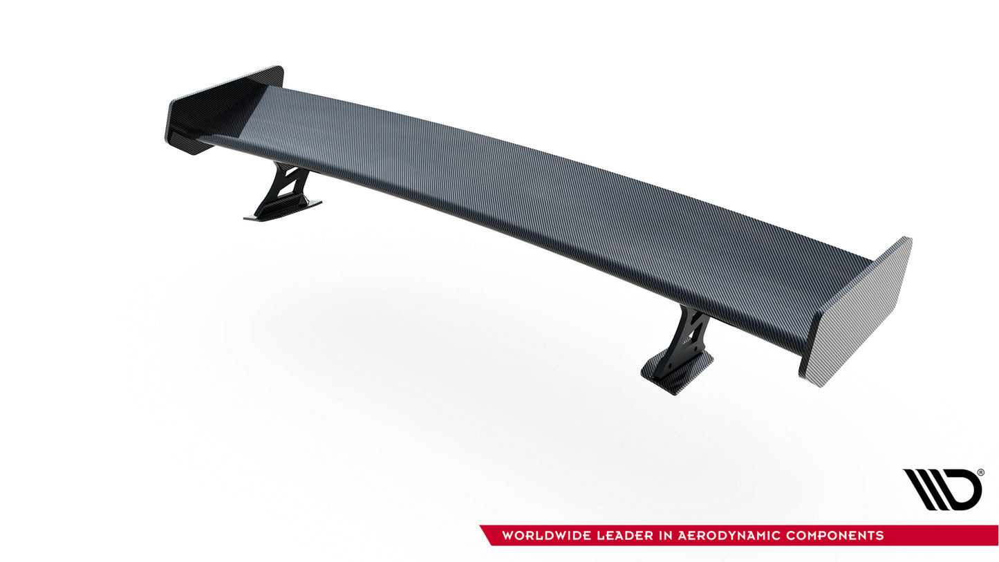 Carbon Spoiler With External Brackets Uprights + LED suitable for Audi A5 Coupe 8T