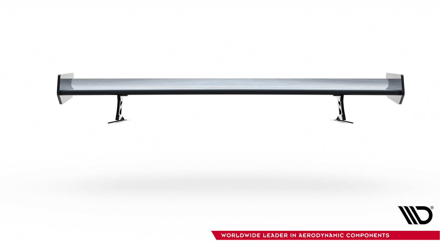 Carbon Spoiler With External Brackets Uprights  suitable for Audi A5 Coupe 8T