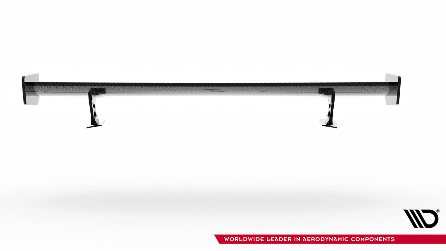Carbon Spoiler With External Brackets Uprights  suitable for Audi A5 Coupe 8T