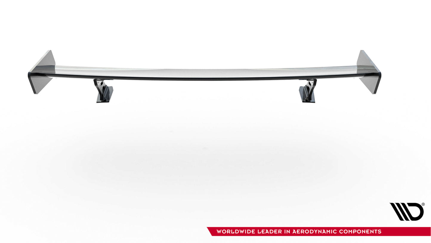 Carbon Spoiler With External Brackets Uprights  suitable for Audi A5 Coupe 8T