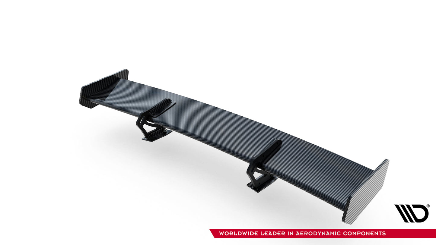 Carbon Spoiler With Upper Swan Mounting + LED suitable for Audi A5 Coupe 8T