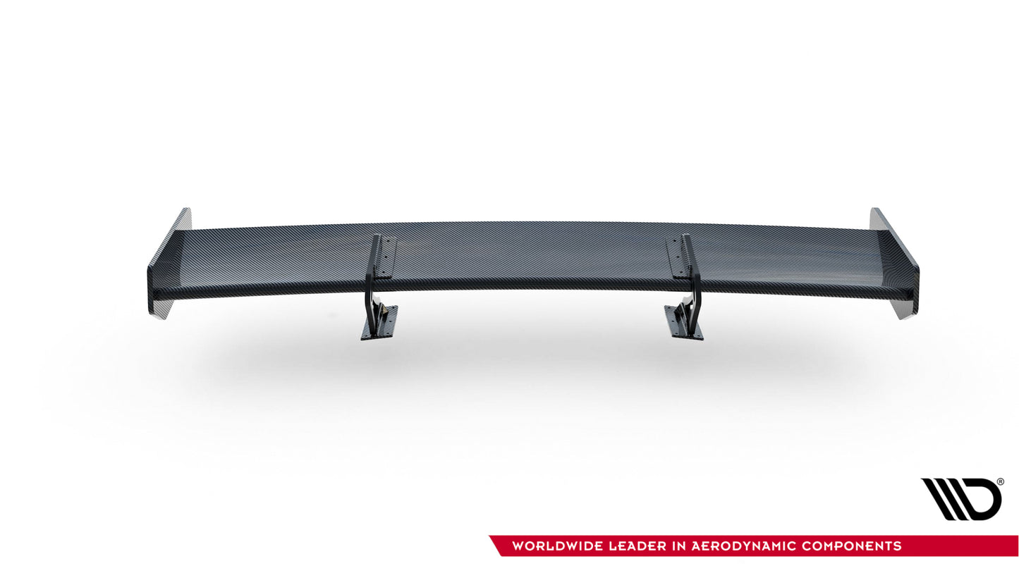 Carbon Spoiler With Upper Swan Mounting + LED suitable for Audi A5 Coupe 8T