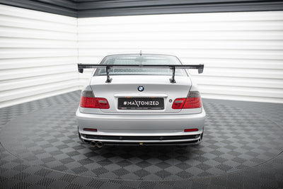 Carbon Spoiler With Internal Brackets Uprights suitable for BMW 3 Coupe E46