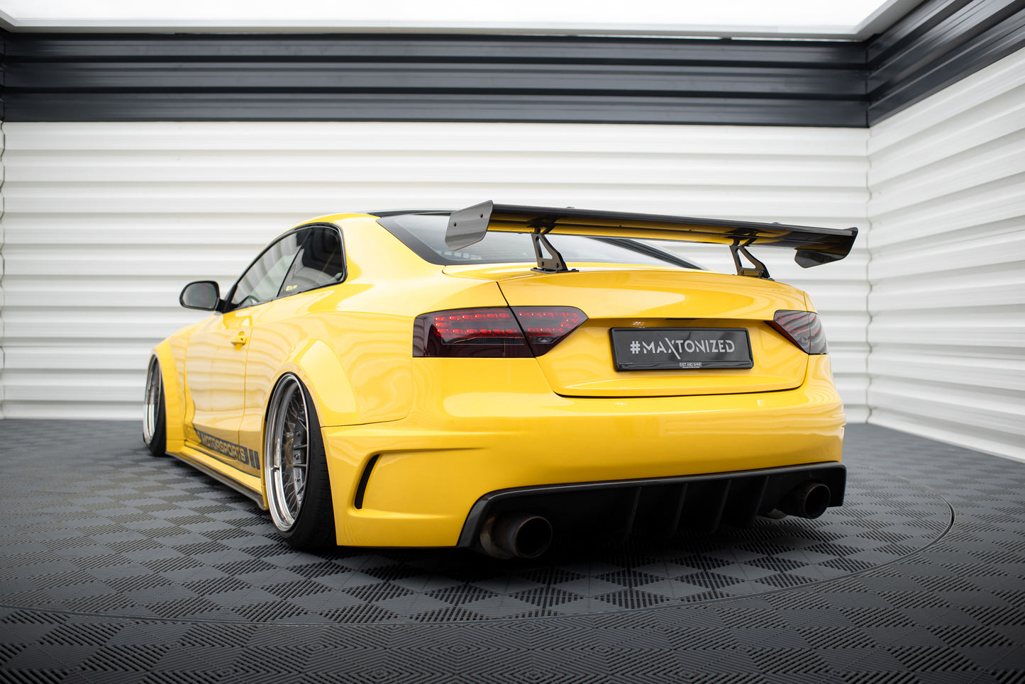 Carbon Spoiler With Upper Swan Mounting  suitable for Audi A5 Coupe 8T