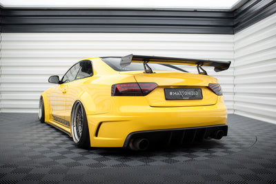 Carbon Spoiler With Upper Swan Mounting  suitable for Audi A5 Coupe 8T