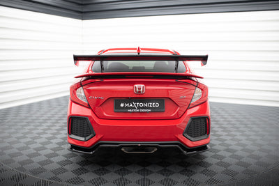 Karbonowy Spoiler Z Wewnętrznymi Wspornikami Honda Civic SI Mk10