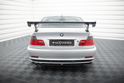 Carbon Spoiler With External Brackets Uprights suitable for BMW 3 Coupe E46