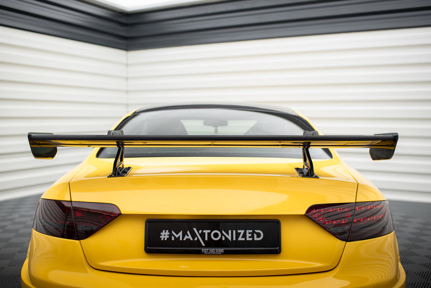 Carbon Spoiler With Upper Swan Mounting  suitable for Audi A5 Coupe 8T