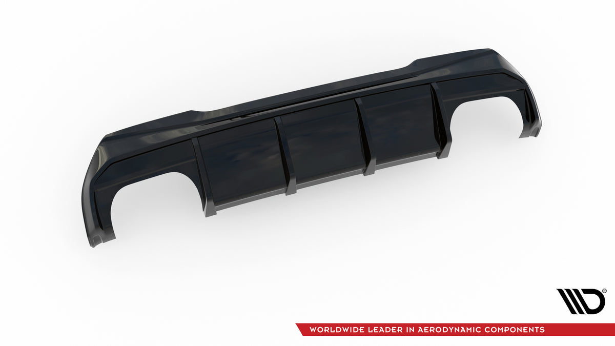 Rajout Du Pare-Chocs Arriere V.3 + échappement Milltek Sport compatible avec BMW M135i F40