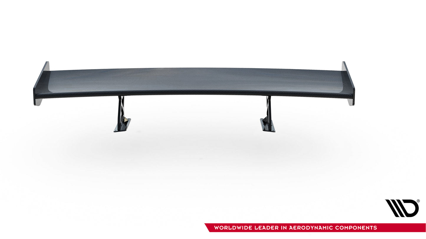 Carbon Spoiler With Internal Brackets Uprights V.1 + LED suitable for BMW 1 M E82