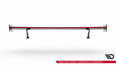 Karbonowy Spoiler Z Zewnętrznymi Wspornikami + LED pasujący do BMW 3 / M3 Coupe E92/E92 Facelift